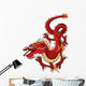 Red Dragon Wall Decal
