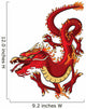 Red Dragon Wall Decal