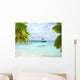 Green over Blue Wall Decal