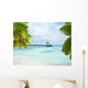 Green over Blue Wall Decal