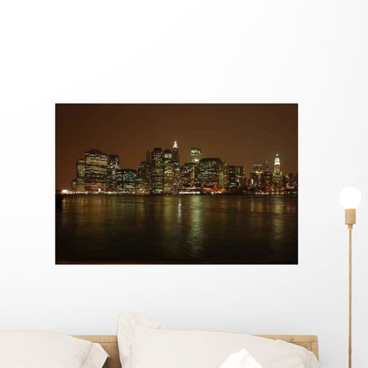 Manhattan Skyline Wall Decal Design 2