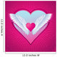 pink heart Wall Mural