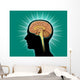 Menschliches Hirn Wall Mural