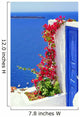 Architecture on Santorini island, Greece Wall Mural