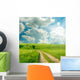Summer Landscape With Green Grass Wall Mural