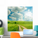 Summer Landscape With Green Grass Wall Mural
