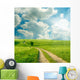 Summer Landscape With Green Grass Wall Mural