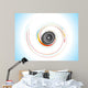 abstract sound with colorful wave illustration Wall Mural