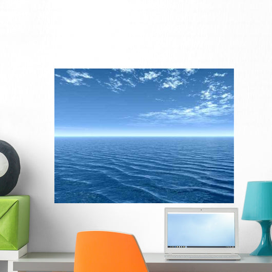 Wavy Clouds Wall Decal