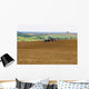 Agrarian Machine Ploughed Field Wall Decal