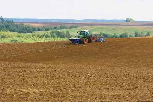 Agrarian Machine Ploughed Field Wall Decal