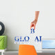 Hands and Word Global Wall Mural