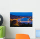a view of Budapest, Hungary with the Chain Bridge in the forefro Wall Mural
