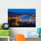 a view of Budapest, Hungary with the Chain Bridge in the forefro Wall Mural