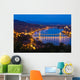 a view of Budapest, Hungary with the Chain Bridge in the forefro Wall Mural