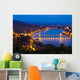 a view of Budapest, Hungary with the Chain Bridge in the forefro Wall Mural
