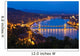a view of Budapest, Hungary with the Chain Bridge in the forefro Wall Mural