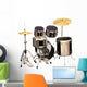 percussions batterie drums Wall Decal