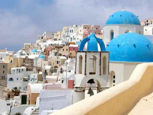 Santorin Iles Cyclades Wall Decal Design 5