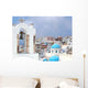 Santorin Iles Cyclades Wall Decal Design 4