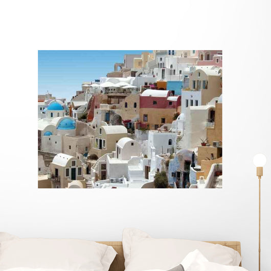 Santorin Iles Cyclades Wall Decal Design 3