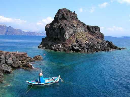 Santorin Iles Cyclades Wall Decal Design 2