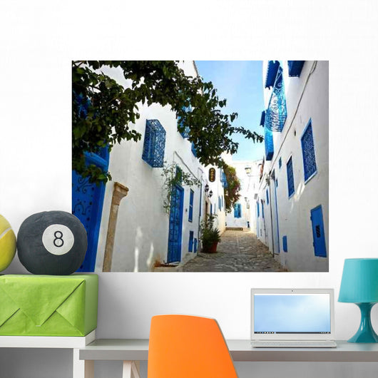 Rue Sidi Bou Said Wall Decal