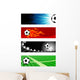 Soccer banners Wall Mural