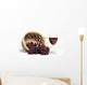 red wine and grapes Wall Decal