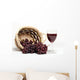 red wine and grapes Wall Decal