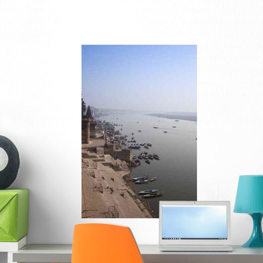 Pilgerstadt Varanasi Ganges Where Wall Decal