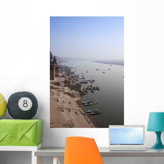 Pilgerstadt Varanasi Ganges Where Wall Decal