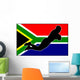 rugby try south Africa Wall Mural