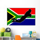rugby try south Africa Wall Mural
