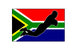 rugby try south Africa Wall Mural