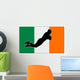 rugby try ireland Wall Mural