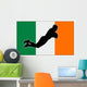 rugby try ireland Wall Mural