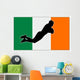 rugby try ireland Wall Mural