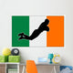 rugby try ireland Wall Mural