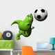 Football Soccer Player Flying