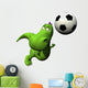 Football Soccer Player Flying