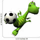 Soccer Player Volley - Baby Dragon Wall Decal