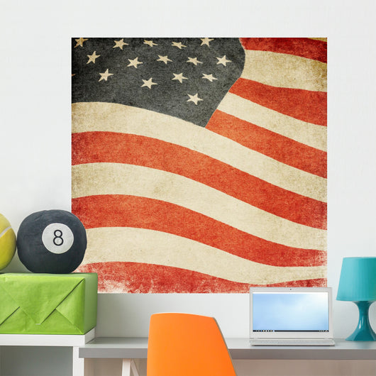 Usa Flag Theme and Wall Mural