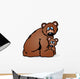 mother and baby bear Wall Decal