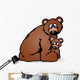 mother and baby bear Wall Decal