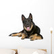 German Shepherd Dog Sticking Out Tongue Wall Decal