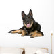 German Shepherd Dog Sticking Out Tongue Wall Decal