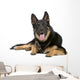 German Shepherd Dog Sticking Out Tongue Wall Decal