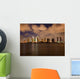 Orange clouds reflect light from San Diego Skyline Wall Mural