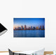 San Diego skyline on clear evening in HDR Wall Mural